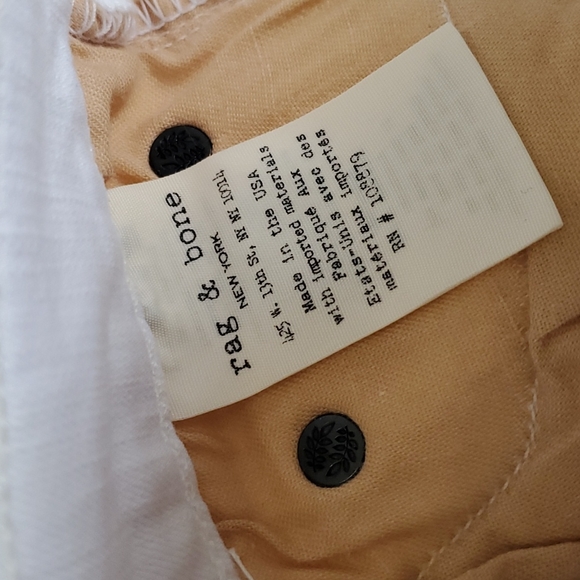 1. Rag & Bone Skinny Jeans Blanc - Picture 8 of 16